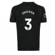 Maillot de foot Tottenham Hotspur Radu Dragusin #3 Extérieur vêtements 2025-26 Manches Courtes